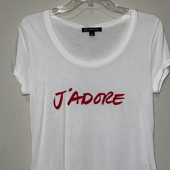 INC WHITE J’ADORE T-SHIRT - Picture 3 of 7